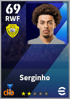Serginho — RWF, OVR 69, MAX 69