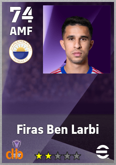 Firas Ben Larbi — AMF, OVR 74, MAX 74