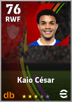 Kaio César — RWF, OVR 76, MAX 76