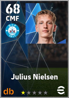 Julius Nielsen — CMF, OVR 68, MAX 68