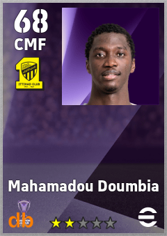 Mahamadou Doumbia — CMF, OVR 68, MAX 68