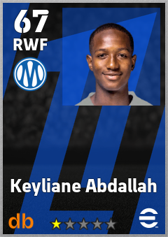Keyliane Abdallah — RWF, OVR 67, MAX 67