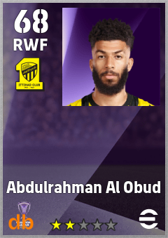 Abdulrahman Al Obud eFootball player card