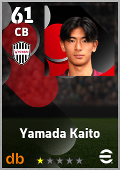 Yamada Kaito — CB, OVR 61, MAX 61