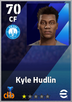 Kyle Hudlin — CF, OVR 70, MAX 70