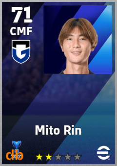Mito Rin — CMF, OVR 71, MAX 71
