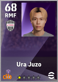 Ura Juzo — RMF, OVR 68, MAX 68