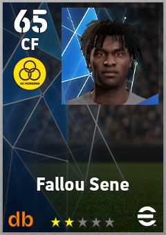 Fallou Sene — CF, OVR 65, MAX 65