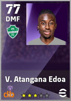 V. Atangana Edoa — DMF, OVR 77, MAX 77