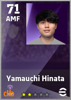 Yamauchi Hinata — AMF, OVR 71, MAX 71