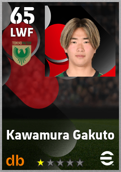Kawamura Gakuto — LWF, OVR 65, MAX 65
