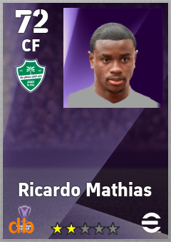 Ricardo Mathias — CF, OVR 72, MAX 72