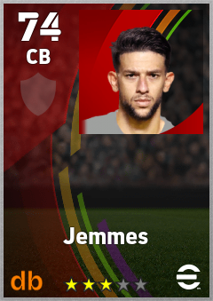 Jemmes eFootball player card