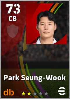 Park Seung-Wook — CB, OVR 73, MAX 73