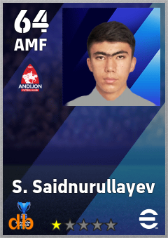 S. Saidnurullayev eFootball player card