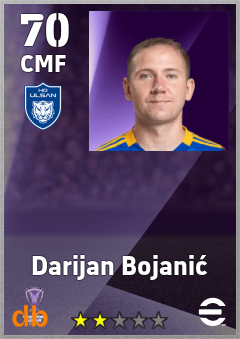 Darijan Bojanić — CMF, OVR 70, MAX 70