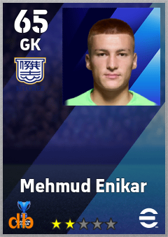 Mehmud Enikar — GK, OVR 65, MAX 65