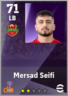 Mersad Seifi — LB, OVR 71, MAX 71