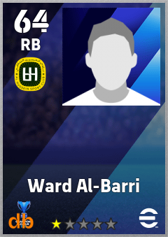 Ward Al-Barri — RB, OVR 64, MAX 64