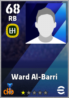 Ward Al-Barri — RB, OVR 68, MAX 68