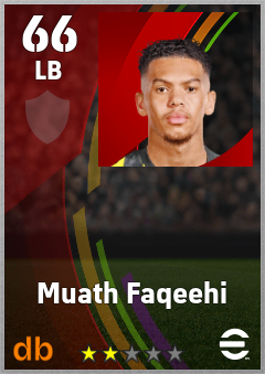 Muath Faqeehi eFootball player card