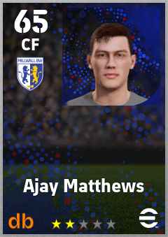 Ajay Matthews eFootball player card