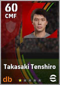 Takasaki Tenshiro eFootball player card