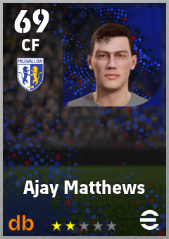 Ajay Matthews — CF, OVR 69, MAX 69