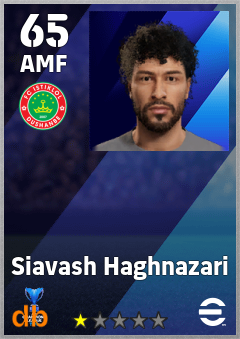 Siavash Haghnazari — AMF, OVR 65, MAX 65