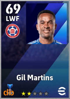 Gil Martins — LWF, OVR 69, MAX 69