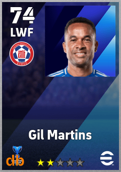 Gil Martins — LWF, OVR 74, MAX 74