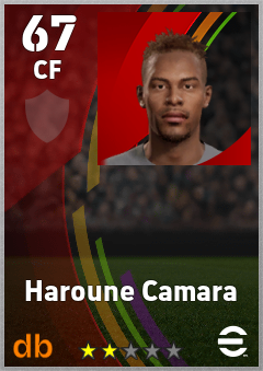 Haroune Camara eFootball player card
