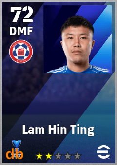 Lam Hin Ting — DMF, OVR 72, MAX 72