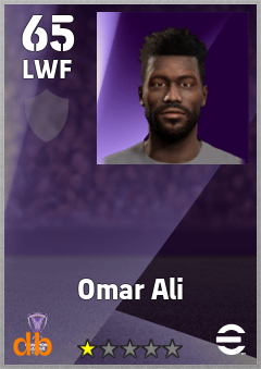 Omar Ali eFootball player card