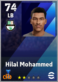 Hilal Mohammed — LB, OVR 74, MAX 74