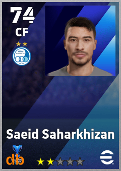 Saeid Saharkhizan — CF, OVR 74, MAX 74