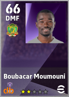 Boubacar Moumouni — DMF, OVR 66, MAX 66