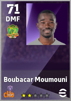 Boubacar Moumouni — DMF, OVR 71, MAX 71