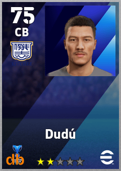 Dudú — CB, OVR 75, MAX 75