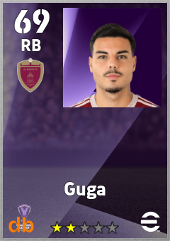 Guga — RB, OVR 69, MAX 69