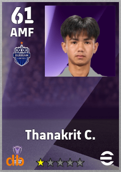 Thanakrit C. eFootball player card
