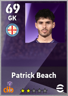 Patrick Beach eFootball player card