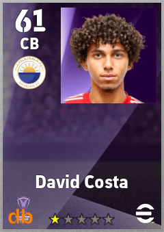 David Costa — CB, OVR 61, MAX 61