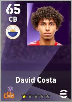 David Costa — CB, OVR 65, MAX 65