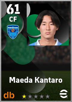 Maeda Kantaro — CF, OVR 61, MAX 61