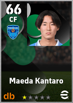 Maeda Kantaro — CF, OVR 66, MAX 66