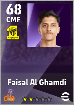 Faisal Al Ghamdi eFootball player card
