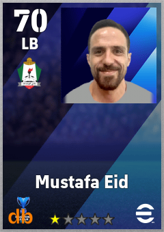Mustafa Eid — LB, OVR 70, MAX 70