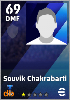 Souvik Chakrabarti — DMF, OVR 69, MAX 69