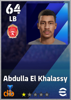 Abdulla El Khalassy eFootball player card